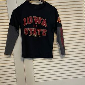 Under Armour Iowa State Long-Sleeve Tee - Black, Gray & Cardinal